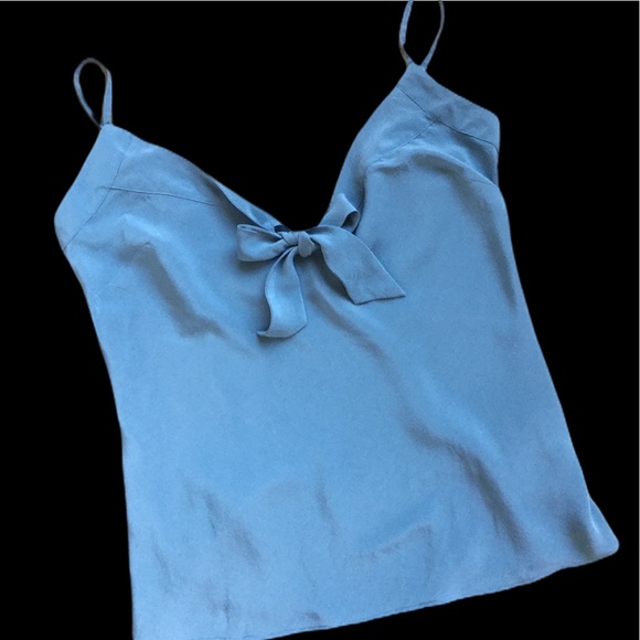 Josef Tops - Dusty blue silk cami